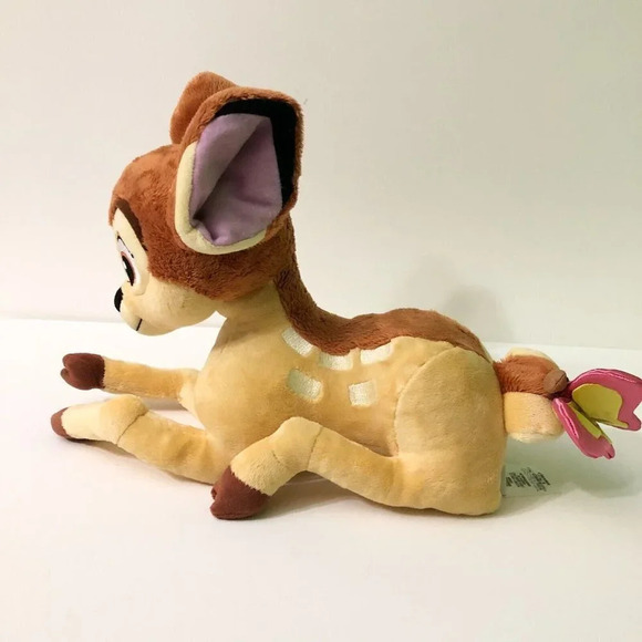 Disney Store Exclusive  Bambi with Butterfly on Tail 14 Inch Long Plush - Picture 2 of 14